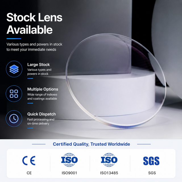 High Quality 1.56 Blue Cut HMC Lens Good Price Optical Eyeglasses Lenses