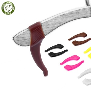 Bán buôn có thể điều chỉnh chống trượt mềm Silicone Kính đền lời khuyên tai móc mắt kính phụ kiện quang học thể thao thoải mái tối ưu - Product Image 1