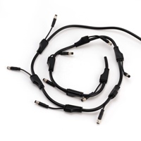 Fourniture d'usine 10A Y-Shaped IP67 Étanche LED Faisceau D'éclairage Connecteurs De Câbles Électriques Mâle/Femelle Contact Cuivre Matériel