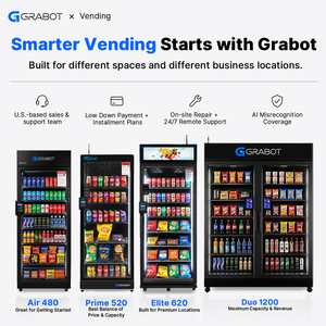 Distributeur automatique intelligent à écran tactile pour snacks et boissons, système de paiement commercial sans espèces par <span class=keywords><strong>carte</strong></span> de crédit, avec refroidisseur intelligent IA - Product Image 6
