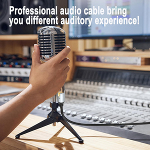 Profesional <span class=keywords><strong>Xlr</strong></span> 3 pines <span class=keywords><strong>a</strong></span> <span class=keywords><strong>Jack</strong></span> 6,5mm <span class=keywords><strong>Cable</strong></span> <span class=keywords><strong>Xlr</strong></span> equilibrado <span class=keywords><strong>Cable</strong></span> de micrófono <span class=keywords><strong>Xlr</strong></span> de aleación de aluminio de alta calidad para guitarra - Product Image 6