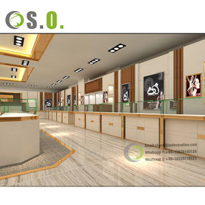 Bijouterie commerciale Design d'intérieur Présentoir de bijoux de mode Vitrine de salle d'exposition de bijoux de luxe - Product Image 5