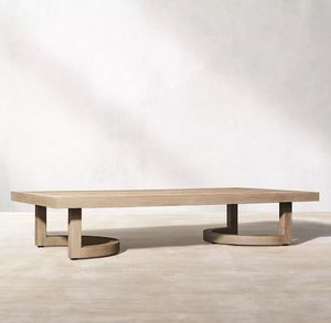 Juego de Sofás Modernos de Madera Maciza de Teca para Exteriores, Duradero, Resistente al Agua y a los Rayos UV, Ecológico, para Jardín, Villa, Hotel y Patio - Product Image 3