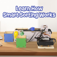 Kit de Brazo Robótico Educativo para Niños en Edad Escolar, Brazo Robótico Inteligente para Aprendizaje STEM, Kit de Brazo Robótico para Almacenes y Fábricas, Programación Arduino