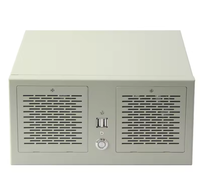 Sasis Rackmount casing Desktop industri ITX ATX Mini tahan korosi kustom dengan kipas untuk aplikasi Server