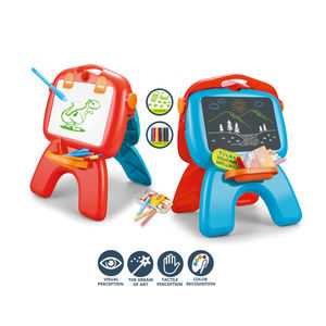 2 in 1 Kinder lernen leuchtende Staffelei doppelseitig lösch bar faltbar multifunktion ales Mal brett Zeichnen Schreiben & Pädagogisch - Product Image 5