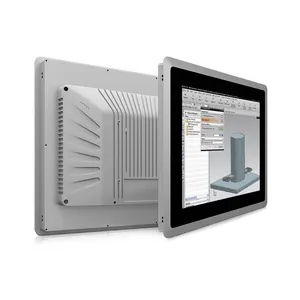 WIFI 3G4Gオプションのip65防水タッチスクリーンファンレス組み込み産業用パネルPCデスクトップコンピューター