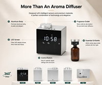 Diffuseur d'arômes intelligent en aluminium OEM, 200 ml, contrôlé par WiFi, sans eau, vente en gros, machine à parfum pour la maison et l'hôtel