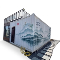 Conteneur maritime préfabriqué personnalisé pour KTV, maison mobile, bar mobile portable pour hôtel, bureau, bâtiment scolaire
