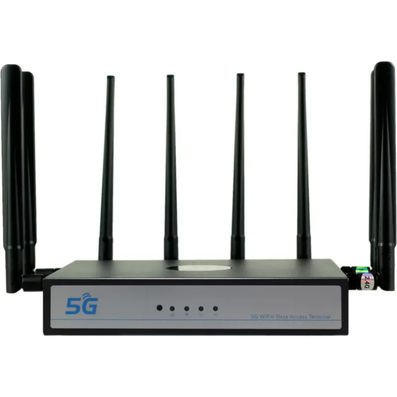 Router industri jaringan Wifi nirkabel Gigabit, Dual Band 5G Wifi terhubung dengan Wifi Hotspot performa tinggi