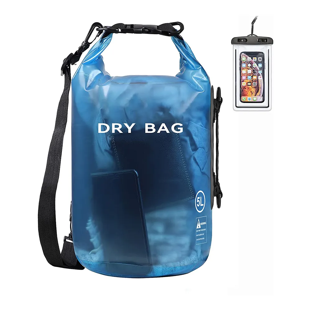 Waterproof Dry Bag for Women Men 5L/10L/20L/30L/40L Roll Top Lightweight Dry Storage Bag Backpack