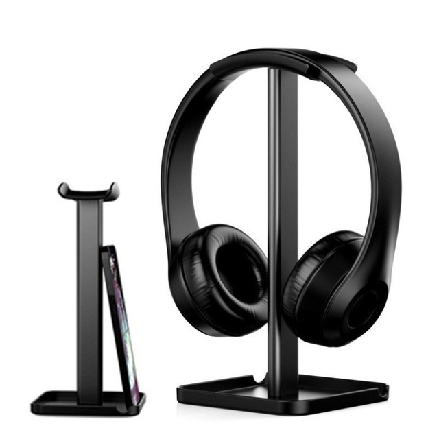 Desktop Headphone Holder Cell Phone Tablet Stand