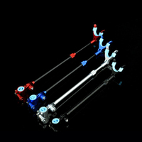 Support de canne télescopique réglable en Y, support de pêche à la carpe en aluminium anodisé rembourré, 4 couleurs, vente en gros