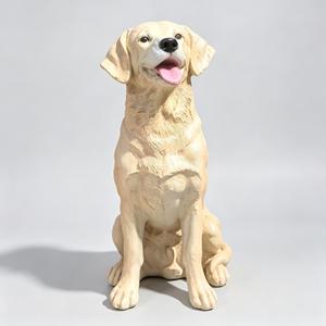 Sculpture de Golden Retriever grandeur nature en FRP, statue de <span class=keywords><strong>chien</strong></span> réaliste en fibre de verre, décoration de jardin extérieur, parc, figurine animale peinte à la main - Product Image 5