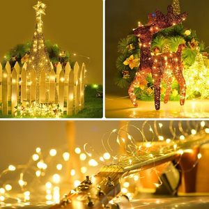 8 Modes 10M 20M 100 200 LED Dimmable <b>String</b> Fairy <b>Light</b> for Wedding Christmas Party Holiday <b>Light</b> - Product Image 2