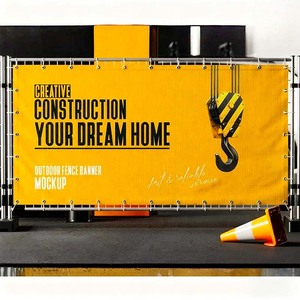 Tùy chỉnh giấy biểu ngữ in với logo lưới hàng rào biểu ngữ 6ft ước bannerwindshield thương mại Đăng ngoài trời cho quảng cáo - Product Image 1