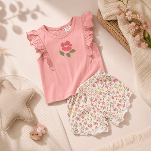Tenue en coton pour filles : un style magnifique, une douceur durable et des performances confortables pour chaque enfance mémorable. - Product Image 3