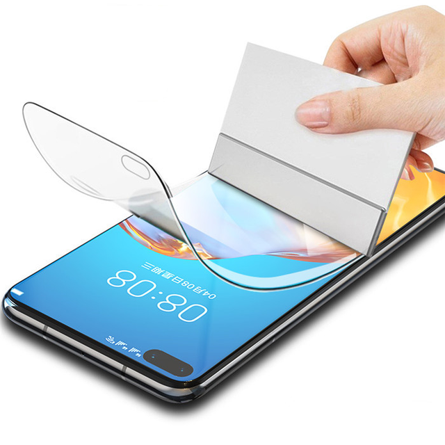 Soft Mobile Screen Guard Hydrogel Film Nano Liquid Screen Protector for IPhone/Samsung/Xiaomi/Huawei P40 Lite P50 Pro