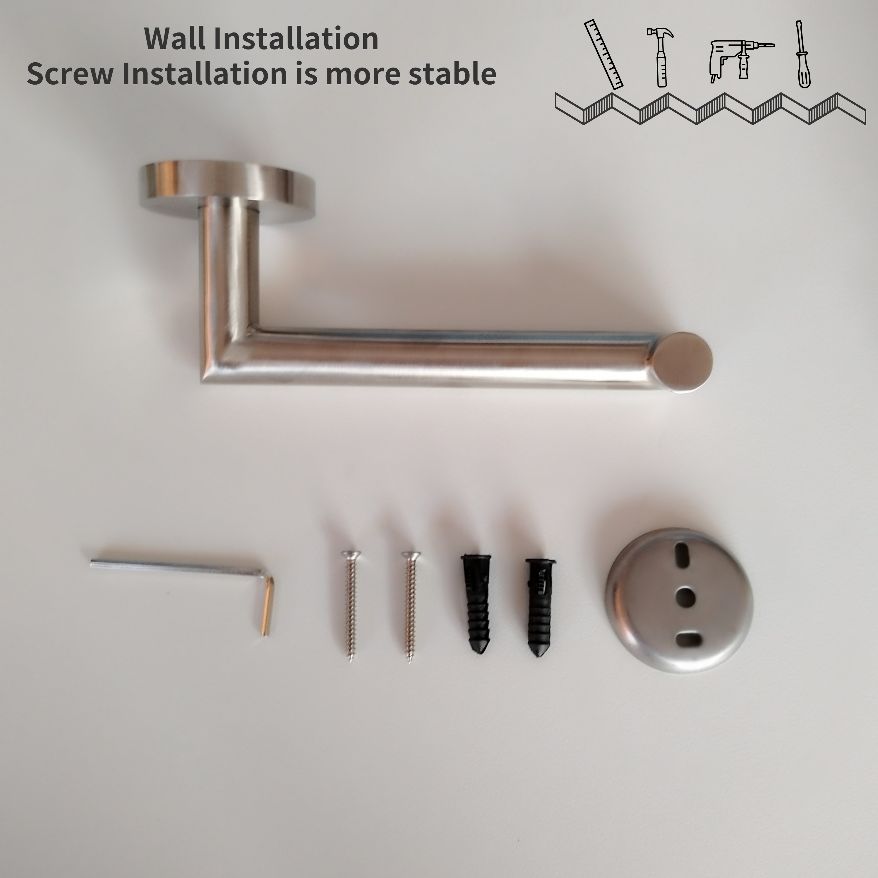 OEM Chrome Toilet Paper Holder SUS304 Bathroom Toilet Roll Holder