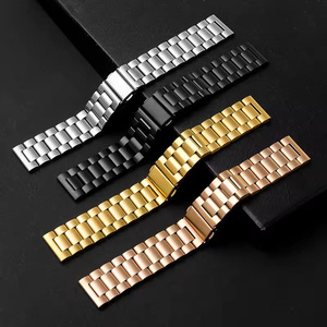 Bracelet de luxe en acier inoxydable pour Samsung Galaxy Watch 7 6 Classic 5 <span class=keywords><strong>Pro</strong></span> <span class=keywords><strong>4</strong></span> 20mm 22mm Bracelet en métal pour montre Xiaomi - Product Image 1