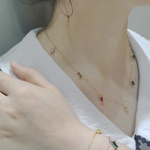 Conjunto <span class=keywords><strong>de</strong></span> joyería <span class=keywords><strong>de</strong></span> mujer <span class=keywords><strong>de</strong></span> Plata <span class=keywords><strong>de</strong></span> Ley 925 <span class=keywords><strong>de</strong></span> Zirconia cúbica chapada en oro <span class=keywords><strong>de</strong></span> <span class=keywords><strong>marcas</strong></span> <span class=keywords><strong>famosas</strong></span> <span class=keywords><strong>de</strong></span> diseñador <span class=keywords><strong>de</strong></span> fábrica OEM personalizado - Product Image 2