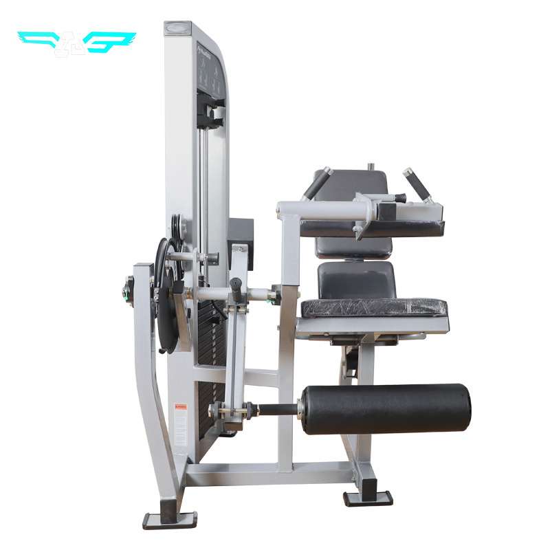 High Quality Commercial Gym Multi-Function Pin Load Selection Machines Seated Leg Curl and Extension