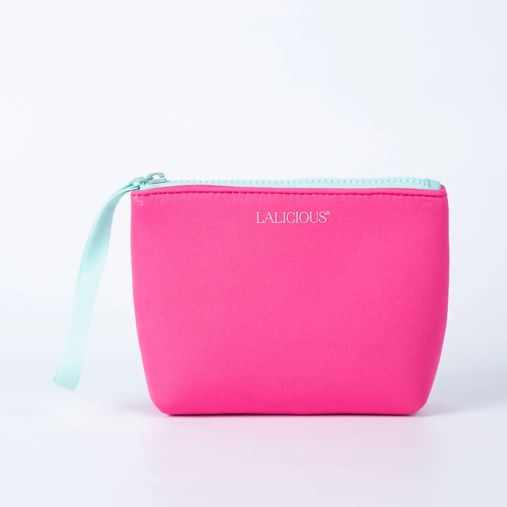 Nibessi — pochette en néoprène à imprimé personnalisé, petite pochette pour maquillage de voyage, sacs de beauté en Silicone et cosmétiques