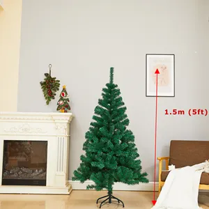 Sevenlots 4ft 5ft 6ft 7ft 8ft Iluminação exterior barata Árvore de Natal artificial Decorações de Natal ornamentos adornos