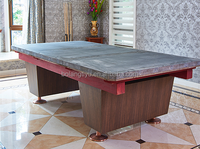 Table de billard carom BOJAZND 9 pieds avec rail et pieds en bois massif
