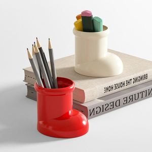 Organisateur de bureau créatif en ABS, pot à pinceaux, seau de rangement de bureau, support à chaussures, porte-stylos et fournitures de bureau - Product Image 5