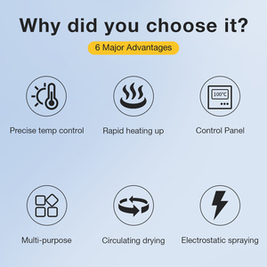 Nhà sản xuất ngang điện sưởi ấm sấy Oven nhiệt độ không đổi hộp sấy phòng thí nghiệm kiểm soát nhiệt độ máy sấy phòng thí nghiệm - Product Image 3