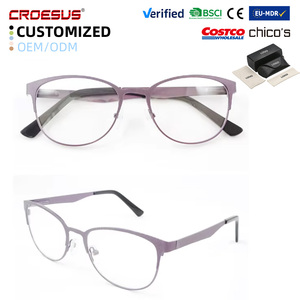 Lunettes de lecture en métal ultra-légères de haute qualité pour la protection contre les rayonnements des écrans d'ordinateur, pour <span class=keywords><strong>le</strong></span> bureau et la maison - Product Image 1