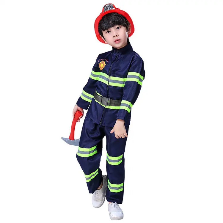 Set di giocattoli multi-pezzo costumi cosplay per bambini pompieri per bambini