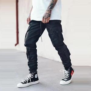 <span class=keywords><strong>Pantalon</strong></span> Cargo <span class=keywords><strong>Homme</strong></span> en Polyester, Meilleures Ventes, Style Sportif, <span class=keywords><strong>Jogging</strong></span>, Mode, Poches, Sweatpants, Logo Personnalisé, Décontracté - Product Image 5