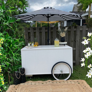 Hot Sale Custom Metal <strong>Food</strong> <strong>Cart</strong> Mobile Milk Tea &amp; Candy <strong>Cart</strong> for <strong>Indoor</strong>/Outdoor Business - Product Image 6