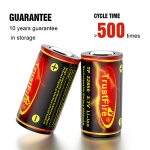 32650 Lifepo4 цилиндрическая батарея TrustFire 32650 3,7 в 6000 мАч перезаряжаемые литий-ионные аккумуляторные батареи с длительным циклом - Product Image 6