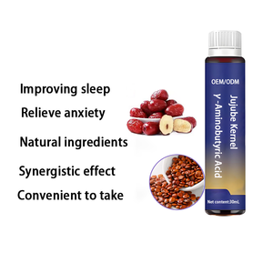 Boisson de bonne nuit personnalisée avec GABA Ziziphi Jujuba Kernel Acide gamma-aminobutyrique pour adultes Le liquide oral améliore le sommeil - Product Image 5
