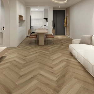 พื้นไม้ลายไม้กันน้ำ SPC LVT คลิ๊กล็อค หรูหรา แข็งแรง ทนทาน รับประกัน 5 ปี กันไฟ เป็นมิตรกับสิ่งแวดล้อม รองรับการใช้งานหนัก - Product Image 1