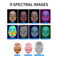 Nouvelle machine d'analyse cutanée 3D intelligente 2-en-1 avec IA, scanner facial et analyseur de cheveux et du cuir chevelu