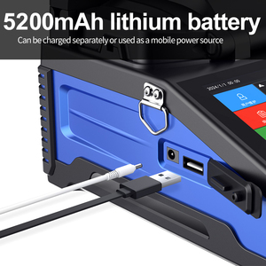 เครื่องเชื่อมใยแก้วนำแสง Kai Teng K3 DSF 6S 300X SMF พร้อมมอเตอร์ 4 ตัว แบตเตอรี่ 5200mAh เชื่อมต่อรวดเร็วสำหรับเครือข่าย FTTH - Product Image 5