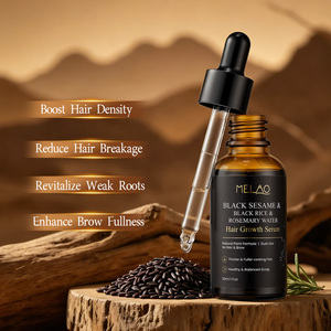 เซรั่มบำรุงเส้นผมและคิ้วสูตรธรรมชาติ OEM Vegan Rosemary ผสมไบโอตินและคาเฟอีน 30 มล. สำหรับดูแลหนังศีรษะ แบรนด์ส่วนตัว - Product Image 5