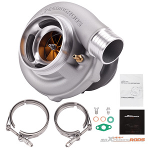 Maxpeedingrods เทอร์โบชาร์จเจอร์บอลเซรามิกคู่แข่ง GT3076ทั่วไป0.63น้ำและน้ำมันระบายความร้อนด้วย<span class=keywords><strong>0.82</strong></span> - Product Image 1