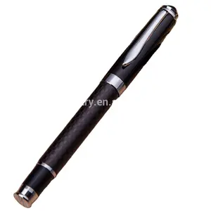 Stylo à bille/stylo à bille en métal et fibre de carbone, nouveau design de luxe, J226