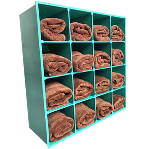 Wall Mounted Towel Storage Cabinet Paper <b>Box</b> <b>Display</b> Organizer for Barber Shop Hair Salon Car Wash Detailing - Product Image 1