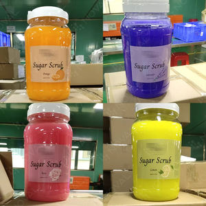 Label pribadi <span class=keywords><strong>Scrub</strong></span> galon aroma Mint gula untuk pedikur - Product Image 3