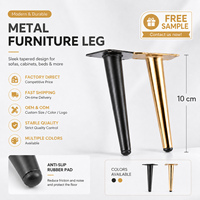 Pieds de meubles en métal de haute qualité pour canapé Table chaise lit robuste et durable