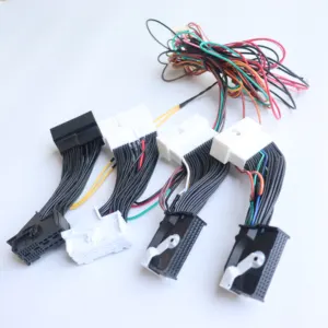 high quality Auto Video Audio Car Connector Radio Wire Harness Manufacturer for BMW