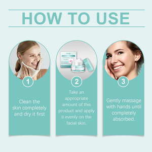 Crème hydratante douce, soin délicat pour la peau du visage, soin hydratant, crème hydratante élastique et délicate - Product Image 5