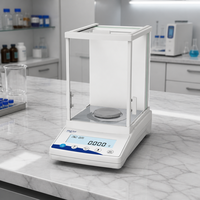 Balance analytique JA603 600g 0.001g, balance numérique haute précision, matériau plastique, calibration externe, laboratoire professionnel