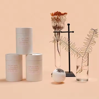100% Biodégradable Naturel Vide Collagène Poudre/Supplément Capsule Conteneur Papier Tube Emballage Chocolat Sucre Pizza Gelée